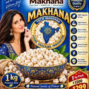 1Kg Pack Makhana–Nutritious Superfood | E-Health Food - Image 1