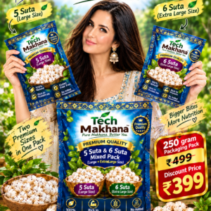 250 gram Makhana – King-Size Crunch & Nutrition | E-Health Food - Image 1